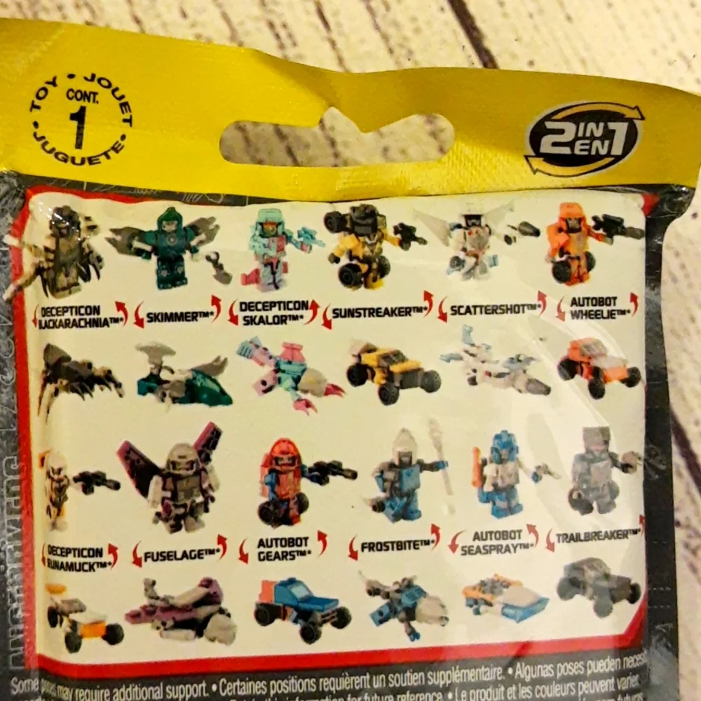 Authentic Hasbro KRE-O TRANSFORMERS Micro Changers Combiners 2013, 3 Packs